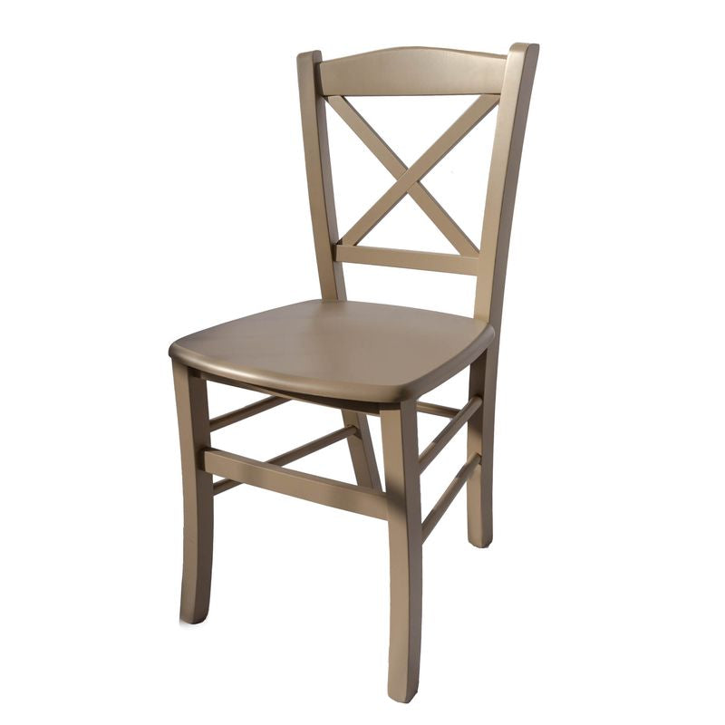 Sedia Venezia Croce Massello Beige - La Dea Sedia