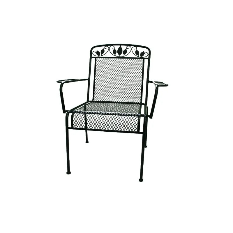 Sedia da esterno Mango in acciaio - Set 4 Sedie