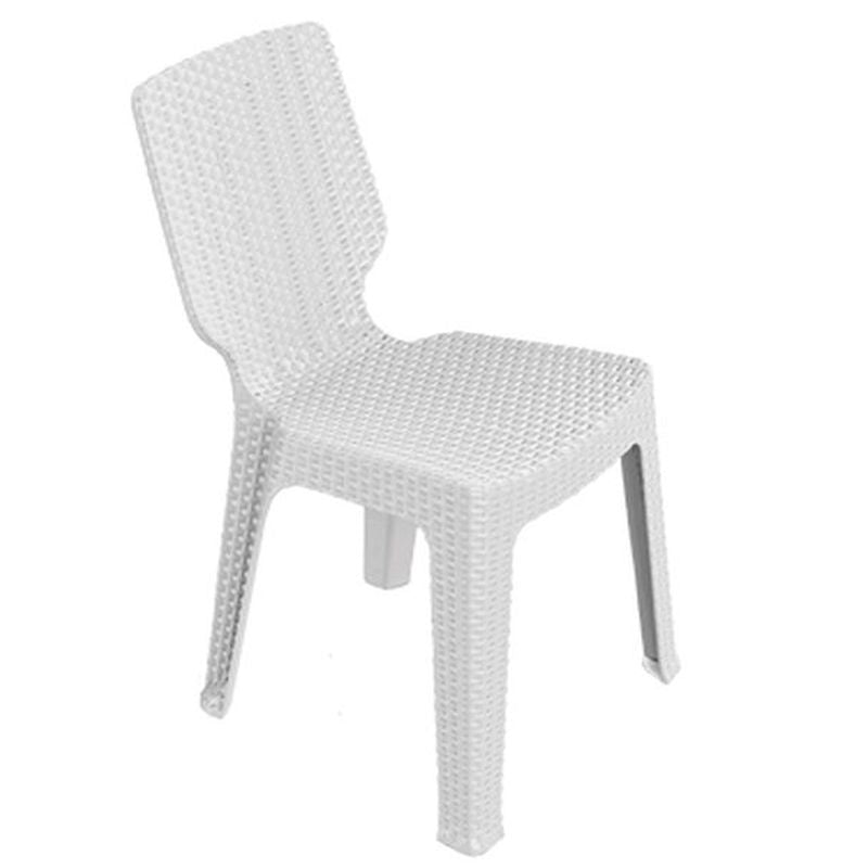 Sedia in resina Keter T-Chair Bianca - Arredo Esterno