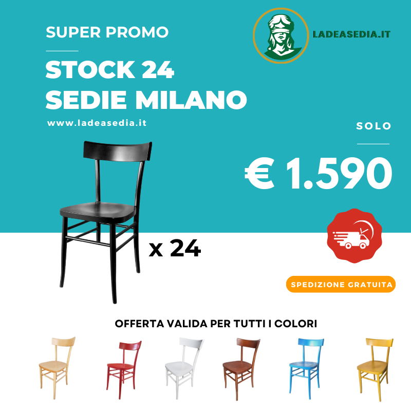 Sedie Stock 24 Sedie Milano Colorate 7