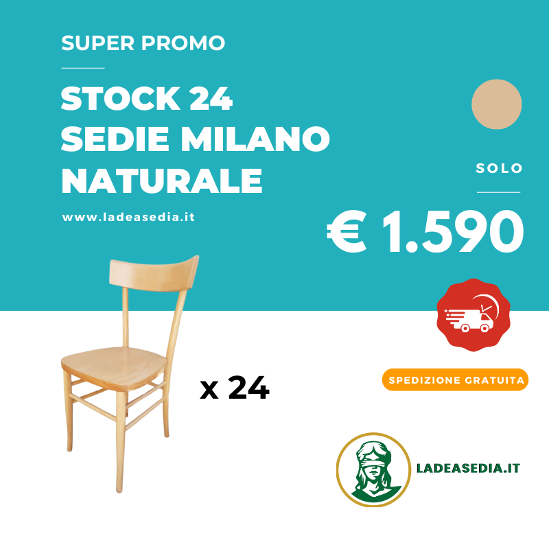 Sedie Stock 24 Sedie Milano Colorate