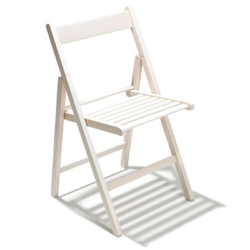 Set 4 Sedie Pieghevoli Bianche - La Dea Sedia