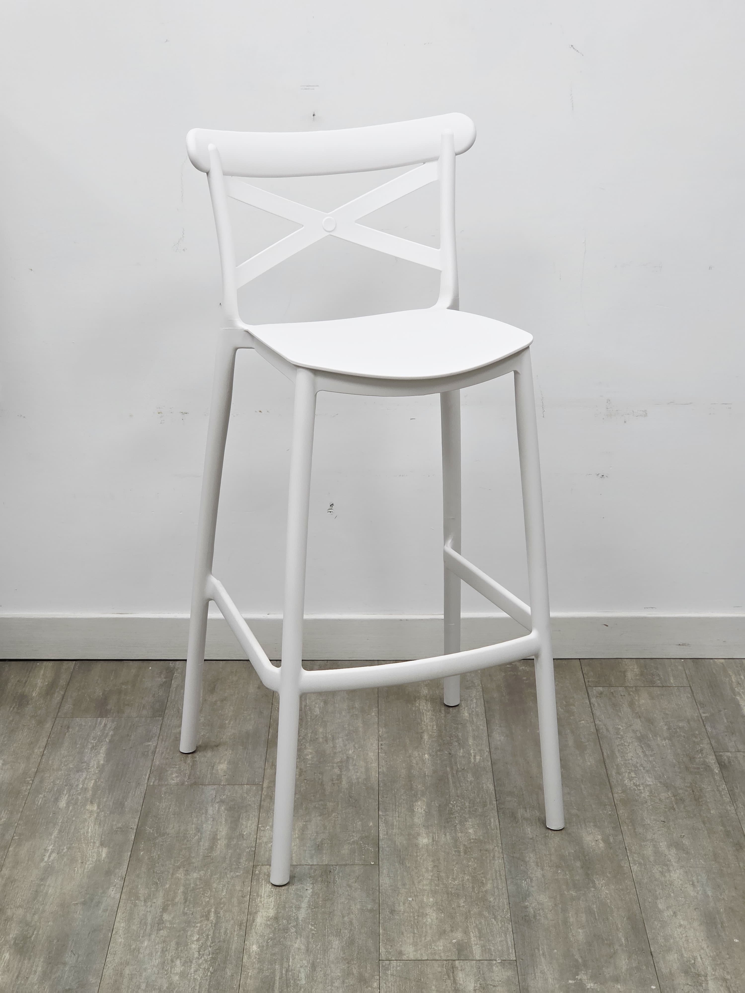 Sgabello Cross Bianco - Set 2 Pezzi 3