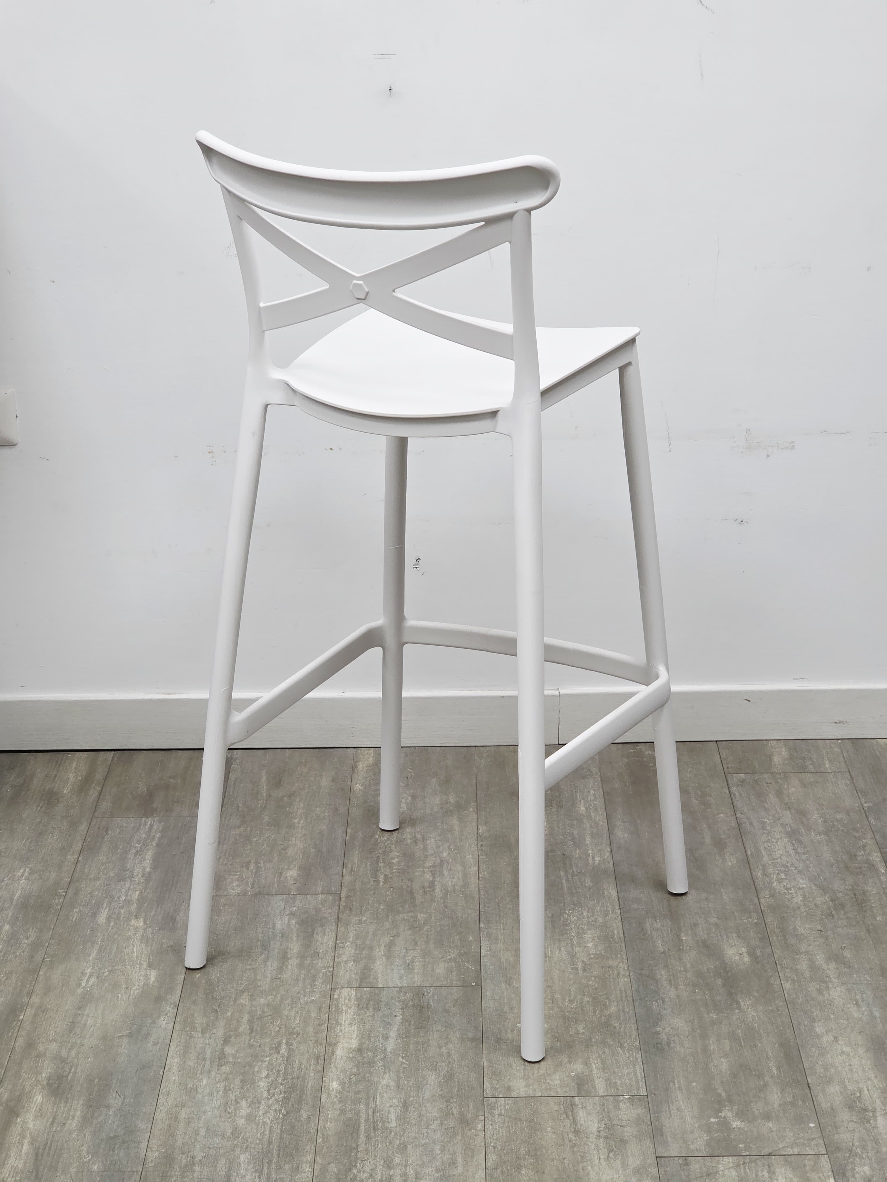 Sgabello Cross Bianco - Set 2 Pezzi 6