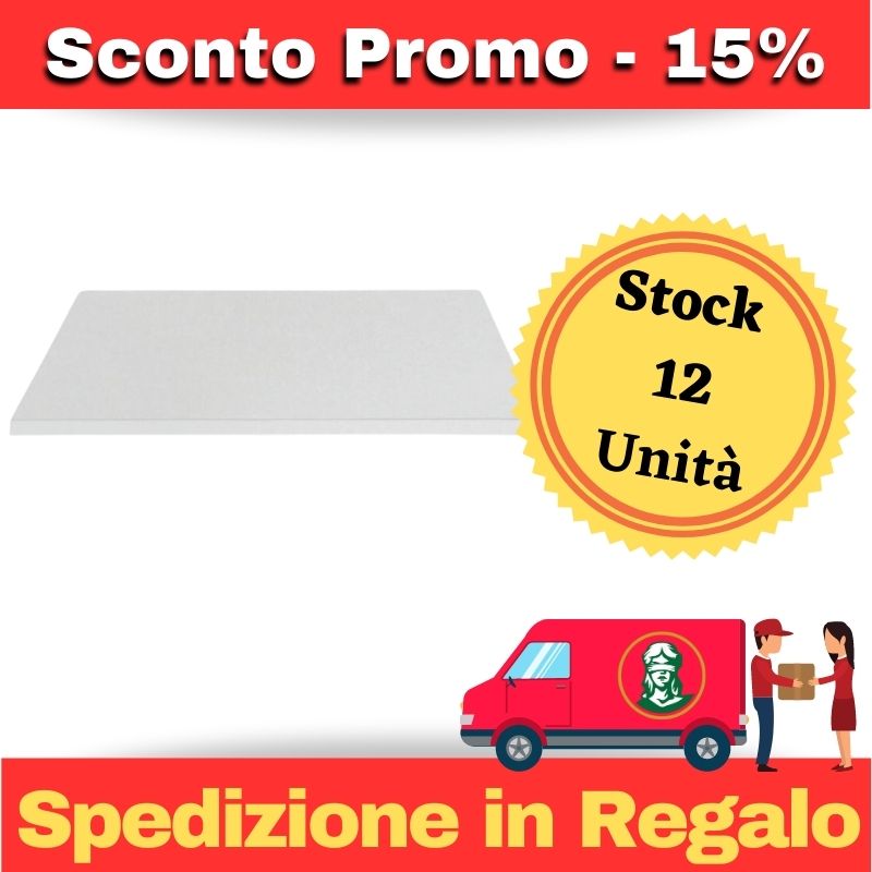 Stock Piani per Tavoli 80x80 Contract Bianco - 12 Pezzi in Offerta