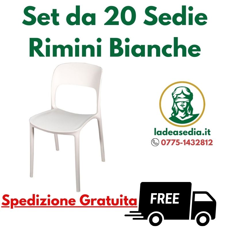 Set da 20 Sedie Rimini da esterno - La Dea Sedia 3