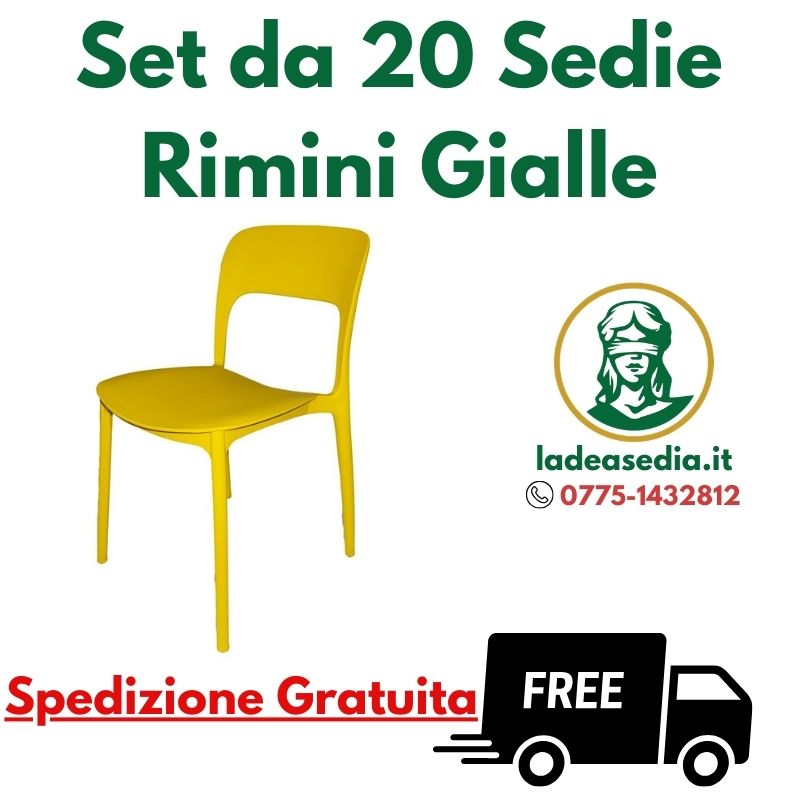 Set da 20 Sedie Rimini da esterno - La Dea Sedia