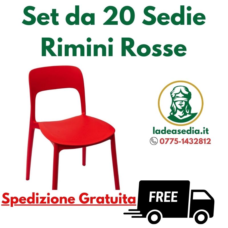 Set da 20 Sedie Rimini da esterno - La Dea Sedia 5