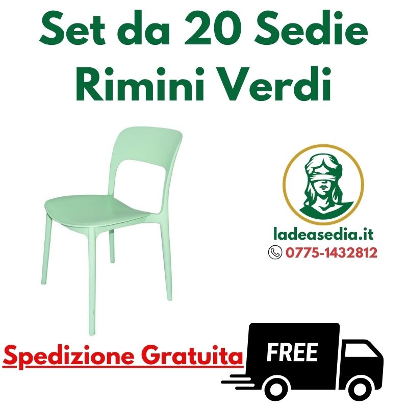Set da 20 Sedie Rimini da esterno - La Dea Sedia 6