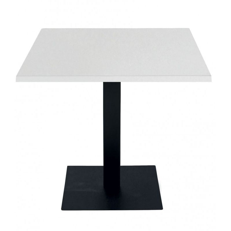 Tavolo Contract in Melaminico 70x70 1.8 Piano Bianco - Kit base+tavolo