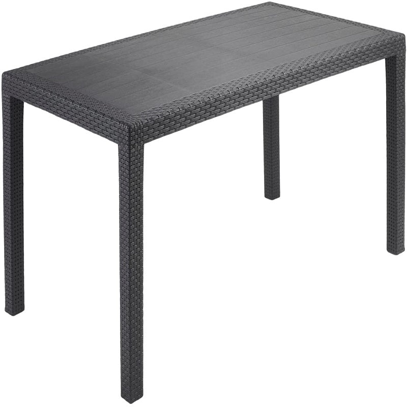 Tavolo da Giardino Joker Antracite in Resina - Arredo Esterno