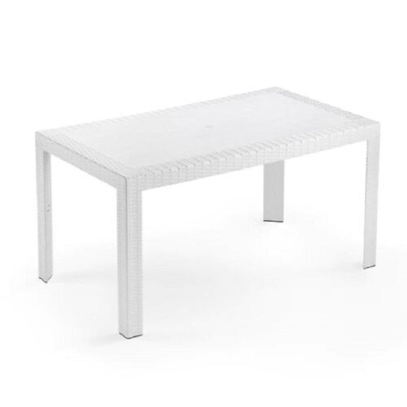 Tavolo da Giardino Joker Bianco in Resina - Arredo Esterno