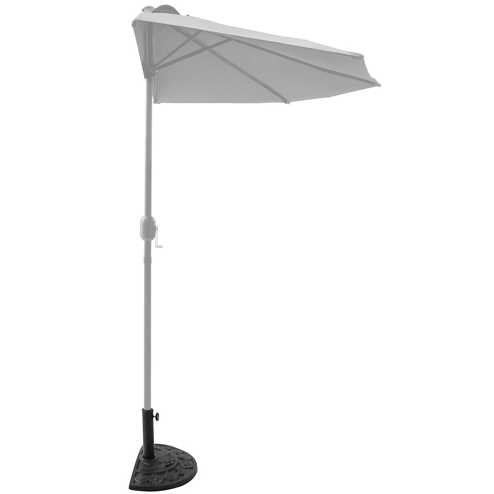 Base per Ombrellone da Giardino Supporto Palo 38/48mm Anti Capovolgimento Esterno 5