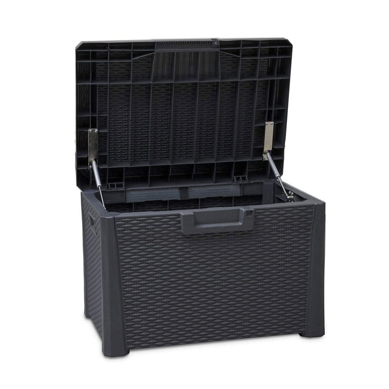 Baule Multiuso Santorini Plus Compact Resina Antracite 73x50x49h 3