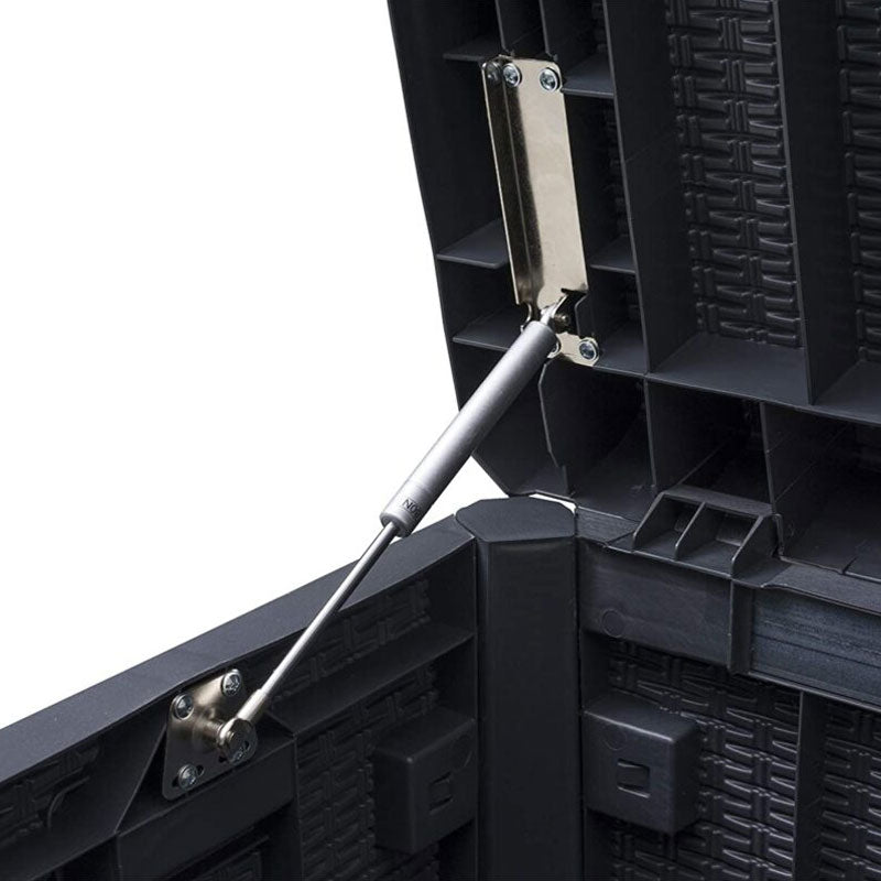 Baule Multiuso Santorini Plus Compact Resina Antracite 73x50x49h 4