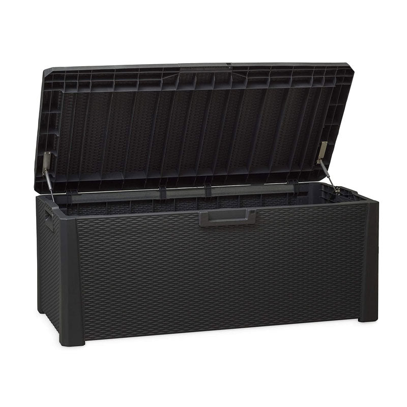 Baule Multiuso Santorini PLUS Resina Antracite 147x72x65h 3