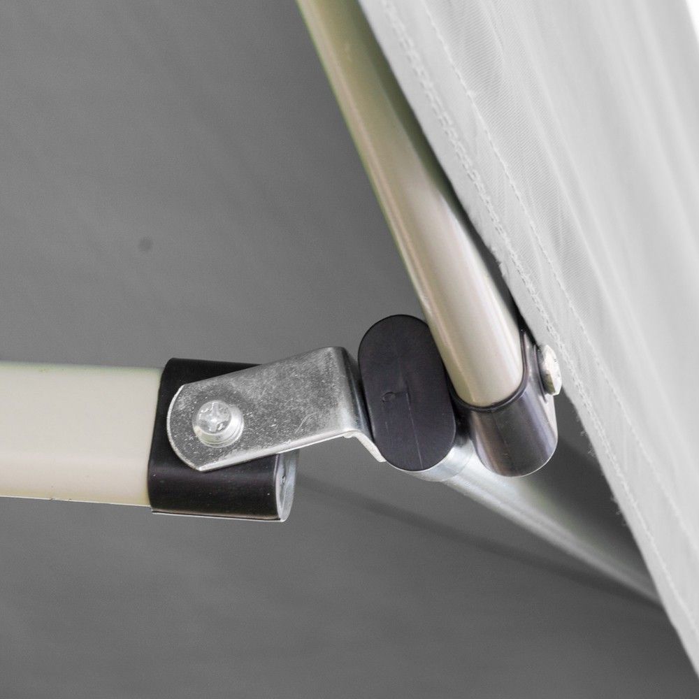 Gazebo richiudibile pieghevole 3 X 6 Bianco ricoperto in PVC impermeabile 3