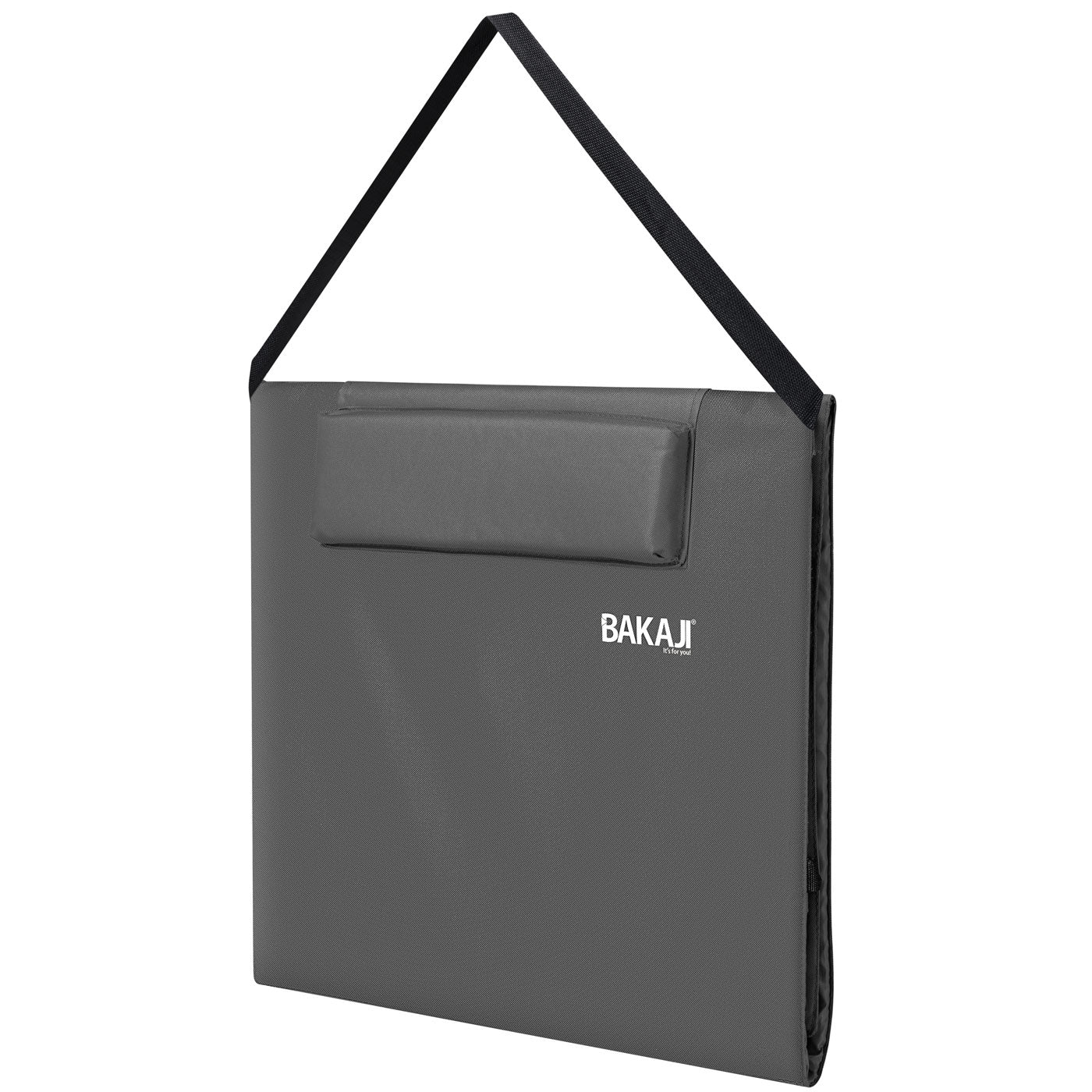 Lettino da Spiaggia Stuoia Materassino Mare Pieghevole Regolabile Imbottita Grigio - Arredo Esterno 4