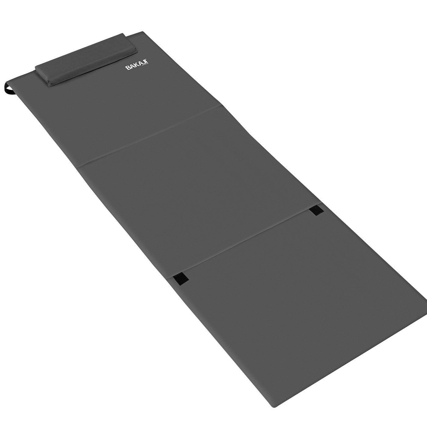 Lettino da Spiaggia Stuoia Materassino Mare Pieghevole Regolabile Imbottita Grigio - Arredo Esterno 5