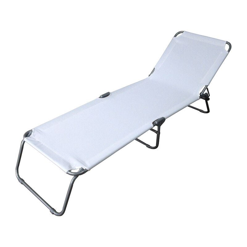 Lettino Prendisole Katia Mare acciaio pieghevole - Arredo Esterno 2