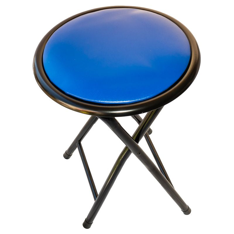 Mini Sgabello Richiudibile Imbottito Blu - La Dea Sedia 5