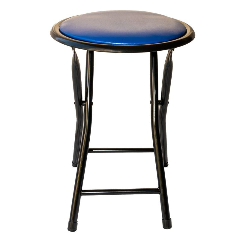 Mini Sgabello Richiudibile Imbottito Blu - La Dea Sedia 6