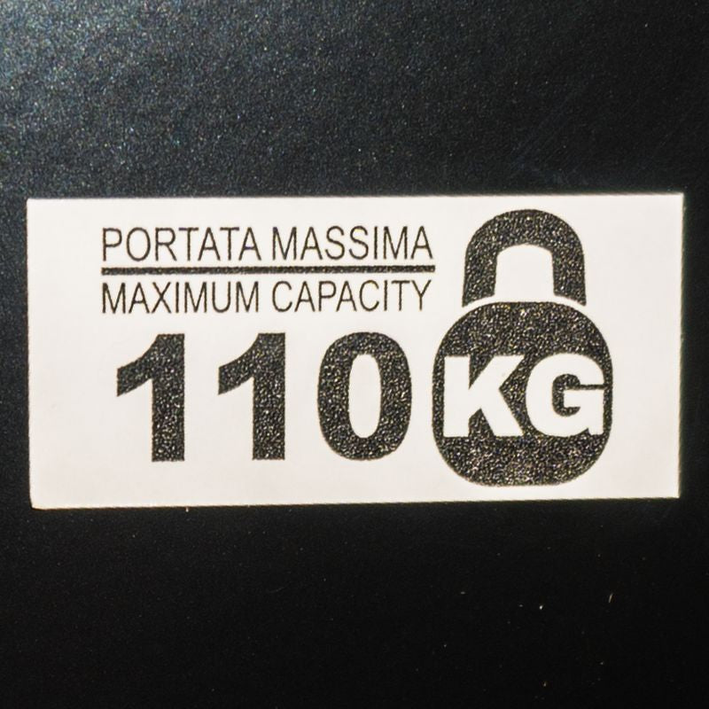 Mini Sgabello Richiudibile Imbottito Nero - La Dea Sedia 3