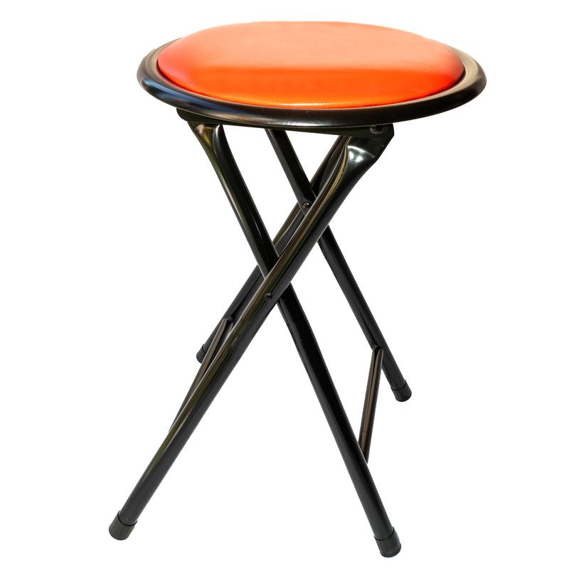 Mini Sgabello Richiudibile Imbottito Rosso - La Dea Sedia