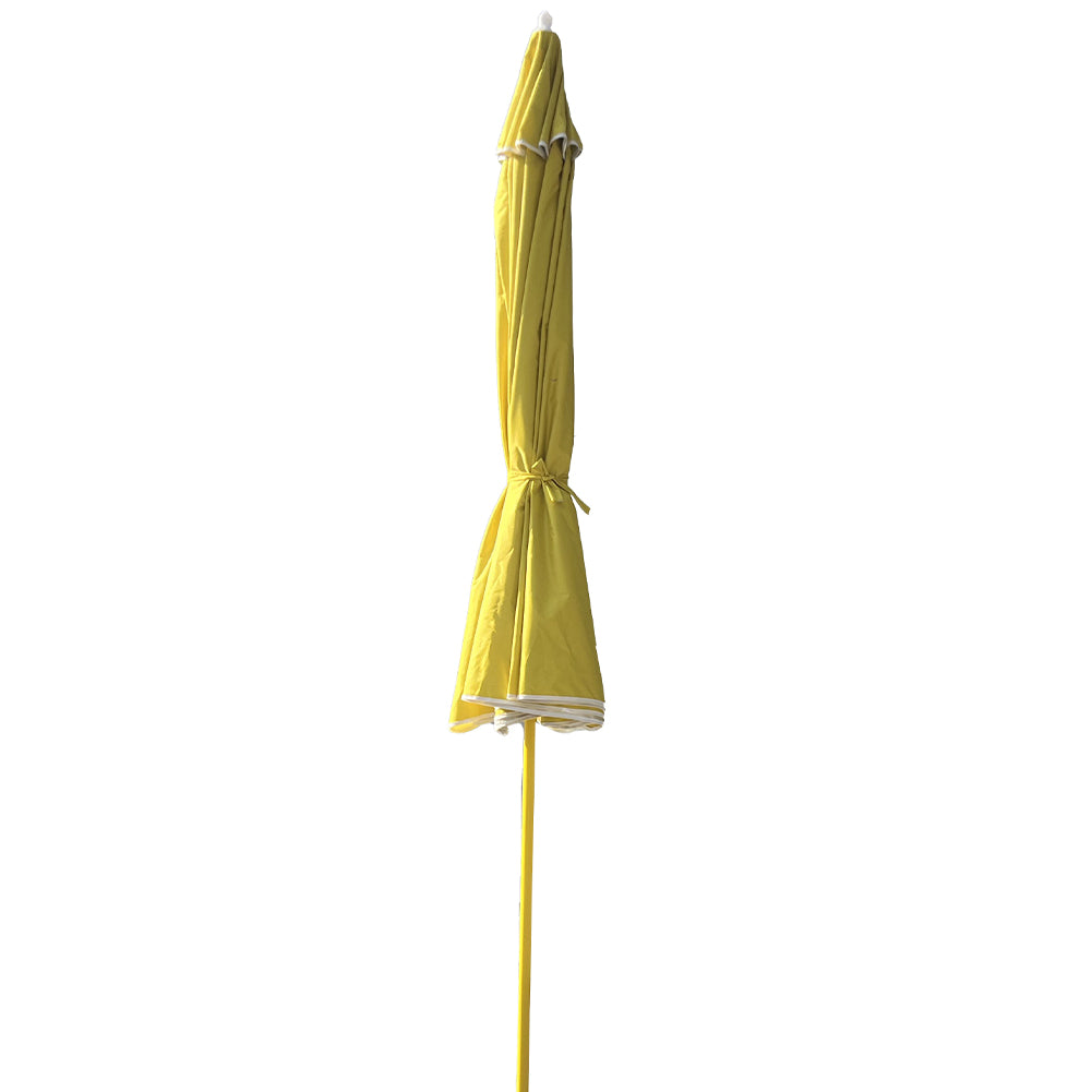 Ombrellone da Giardino Inclinabile Senape con Apertura Push Up Air Vent 210 cm 3