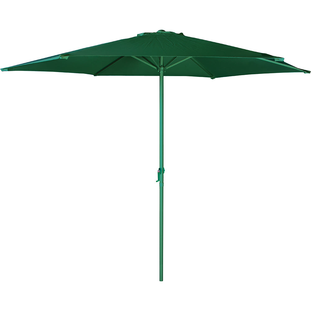 Ombrellone Giardino 3 Metri Full Verde Rotondo con Palo Centrale - Arredo Esterno 3