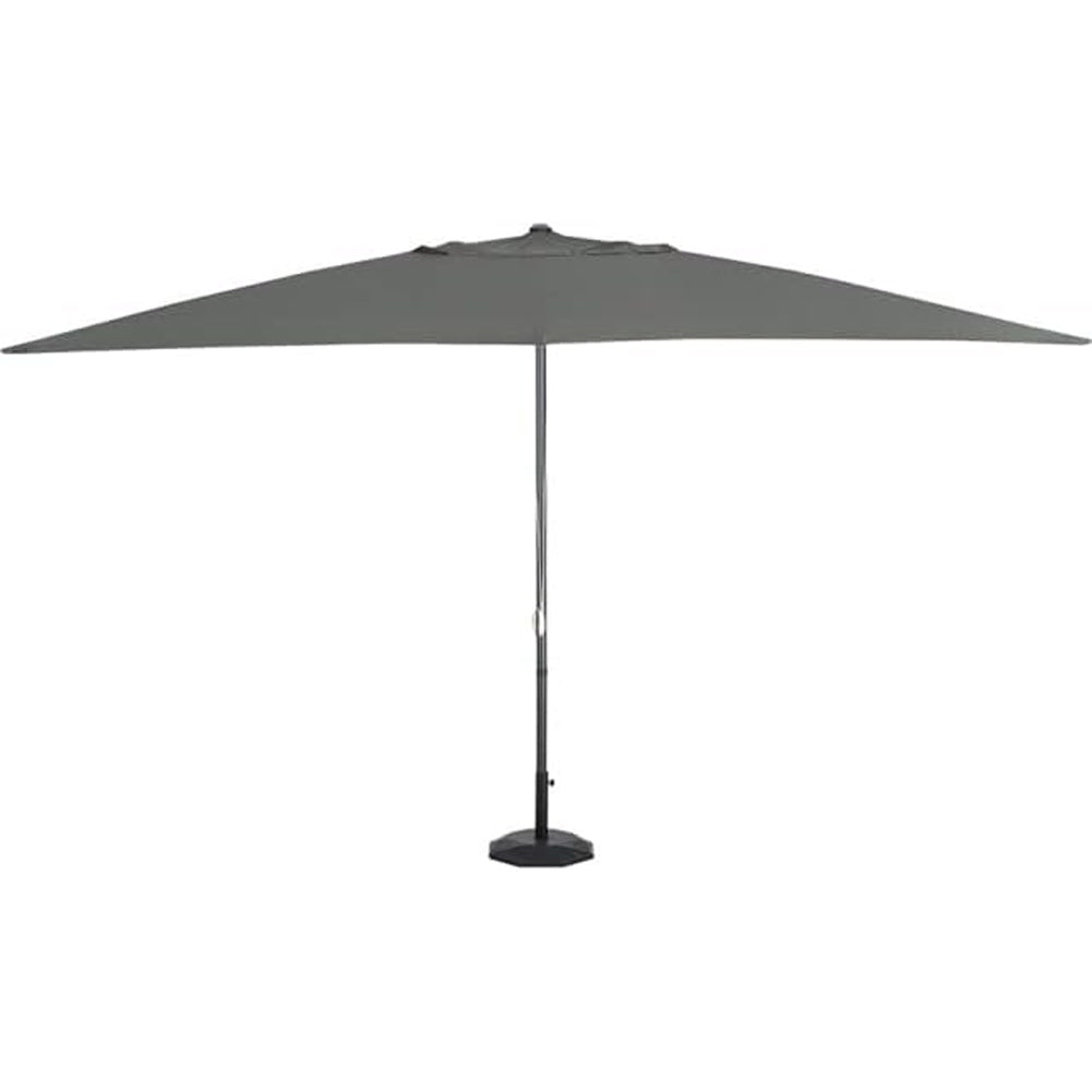 Ombrellone Giardino 3 Metri Grigio Rotondo con Palo Centrale - Arredo Esterno