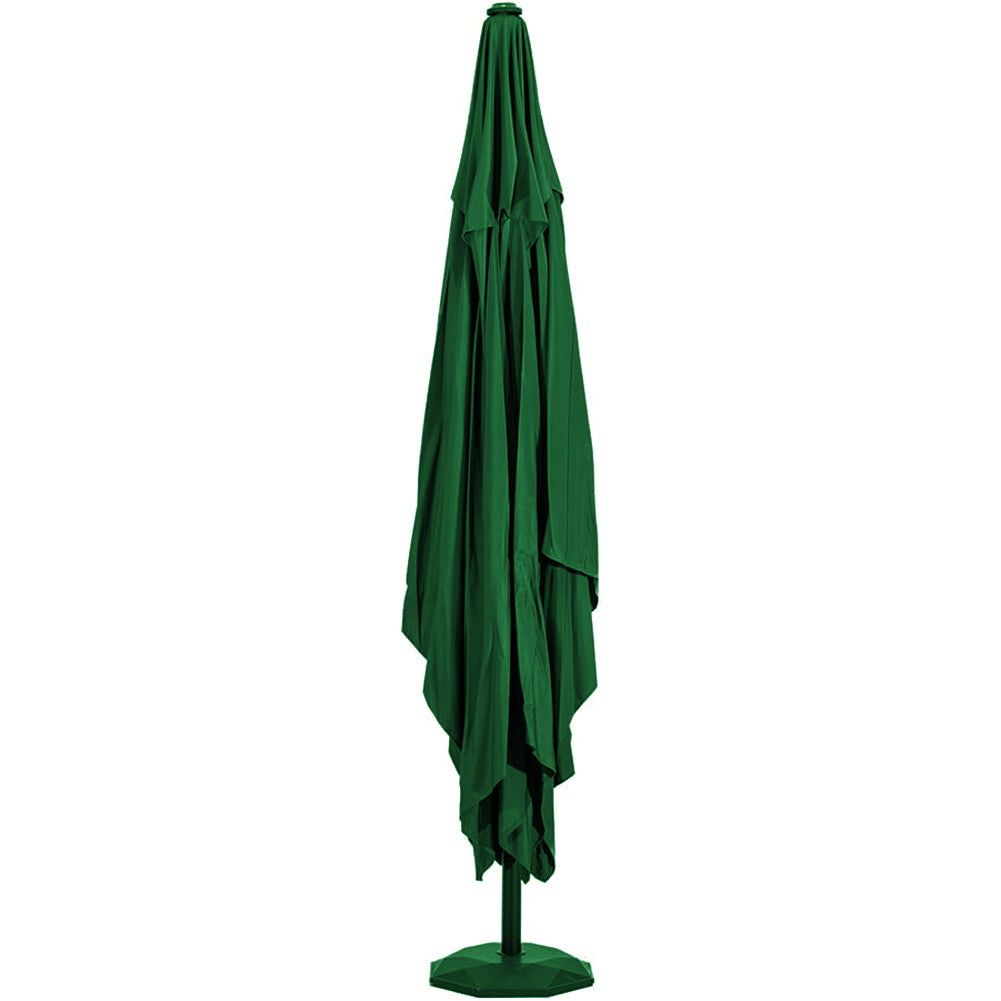 Ombrellone Giardino 3x3 Metri Verde Palo Centrale - Arredo Esterno 3