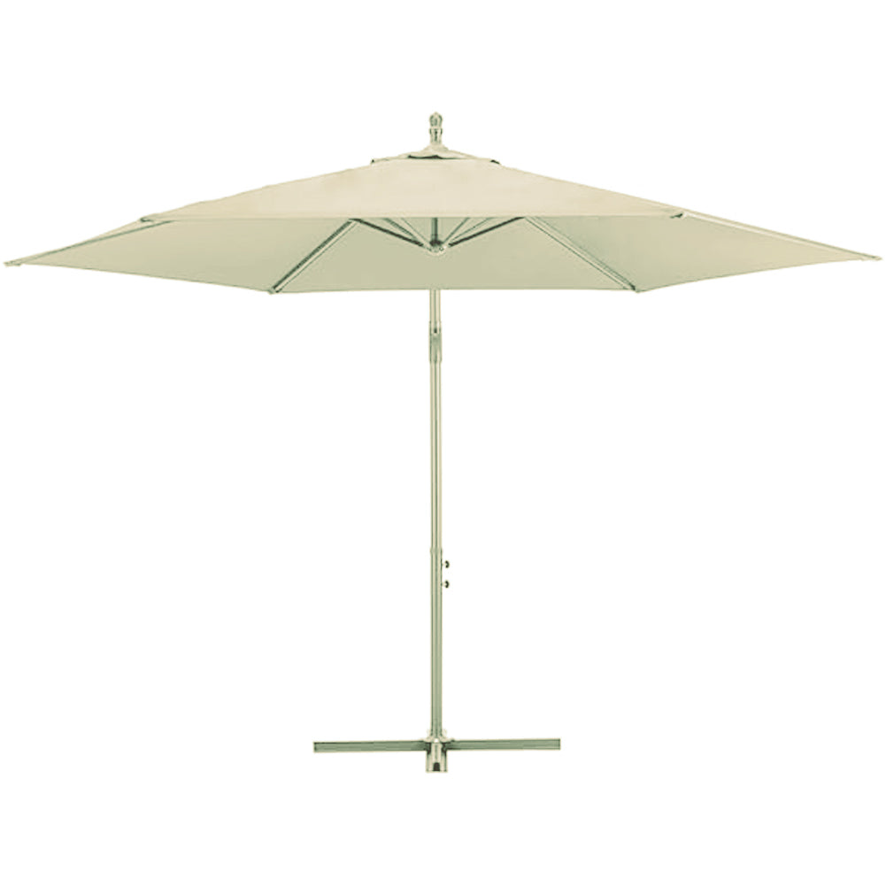 Ombrellone Giardino Decentrato 3x3 Mt Full Sabbia - Arredo Esterno 5