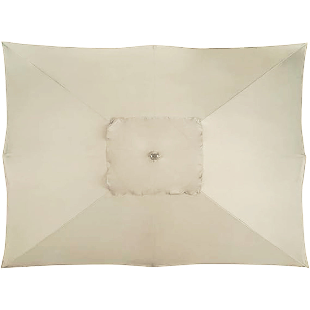 Ombrellone Giardino Palo Centrale 3x2 Metri Full Sabbia con 6 Stecche da Esterno