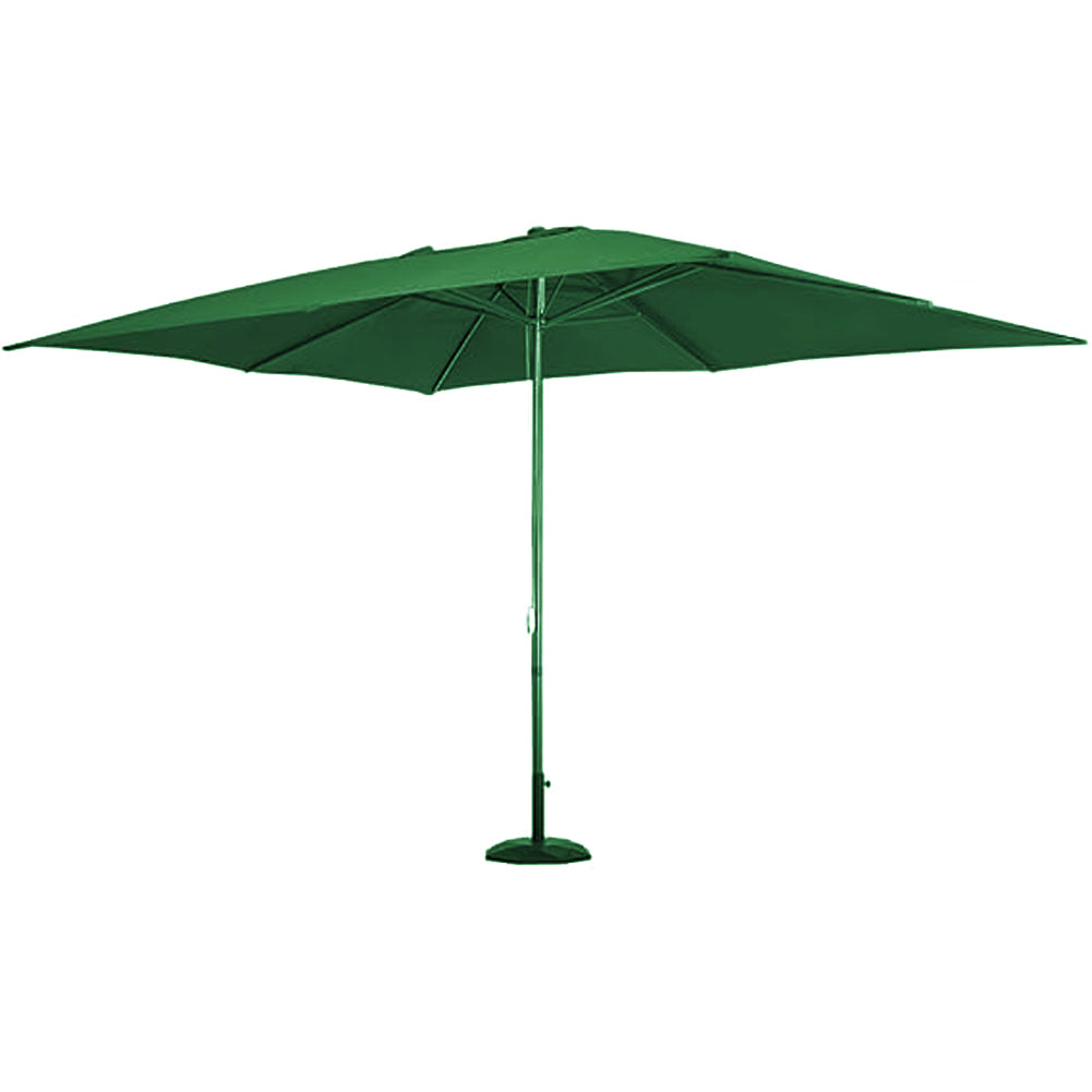 Ombrellone Giardino Palo Centrale 3x2 Metri Full Verde - Arredo Esterno 4