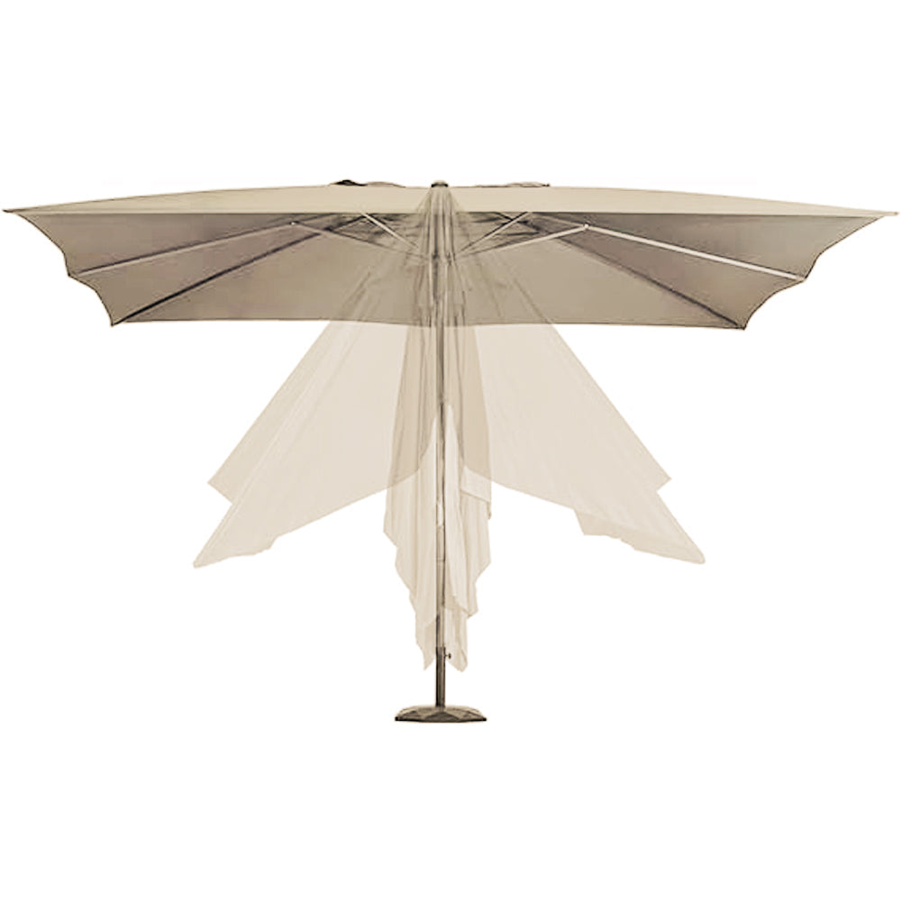 Ombrellone Giardino Palo Centrale 3x3 Metri Full Sabbia  - Arredo Esterno 5