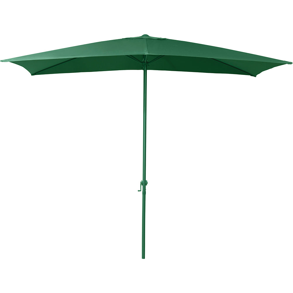 Ombrellone Giardino Palo Centrale 3x4 Metri Full Verde - Arredo Esterno