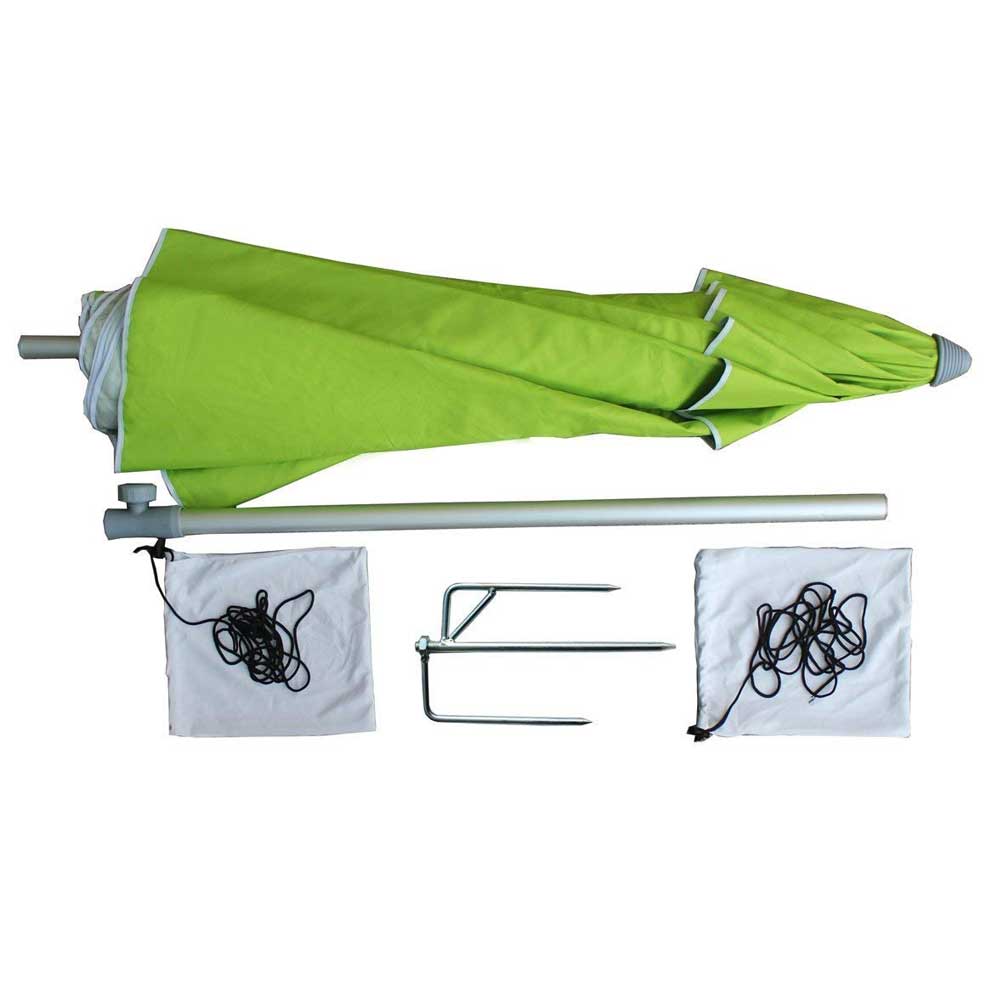 Ombrellone Mare Spiaggia Giardino 210cm in Alluminio con Punta Tridente 4