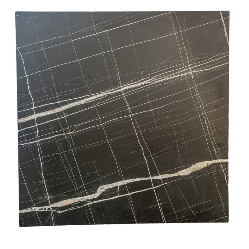 Piano per Tavolo Contract 80x80 HPL 1.2 Marmorizzato Nero - Arredo Ristorazione 5