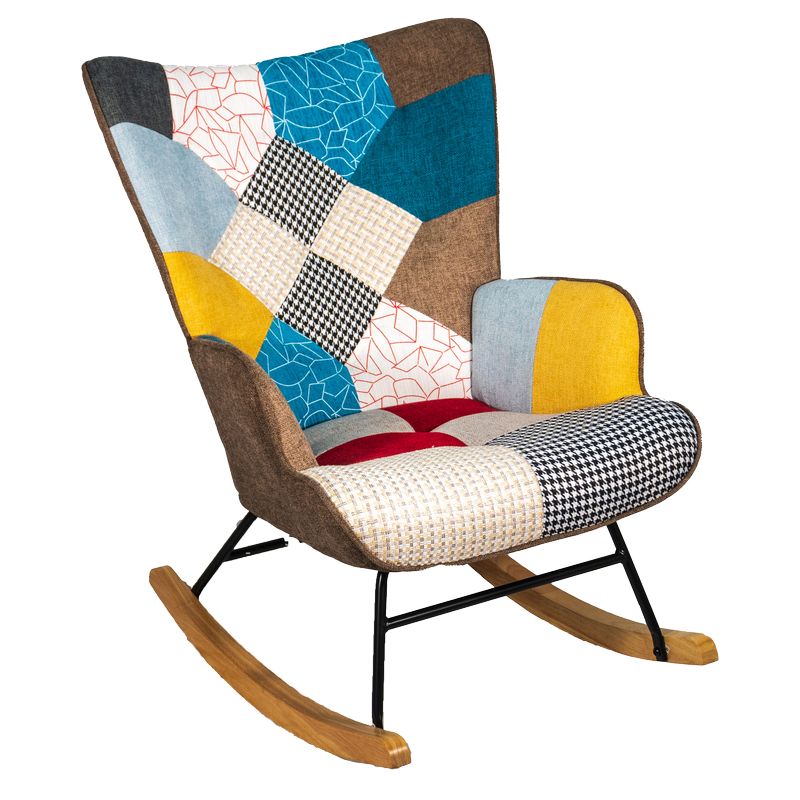 Poltrona Dondolo Patchwork - La Dea Sedia