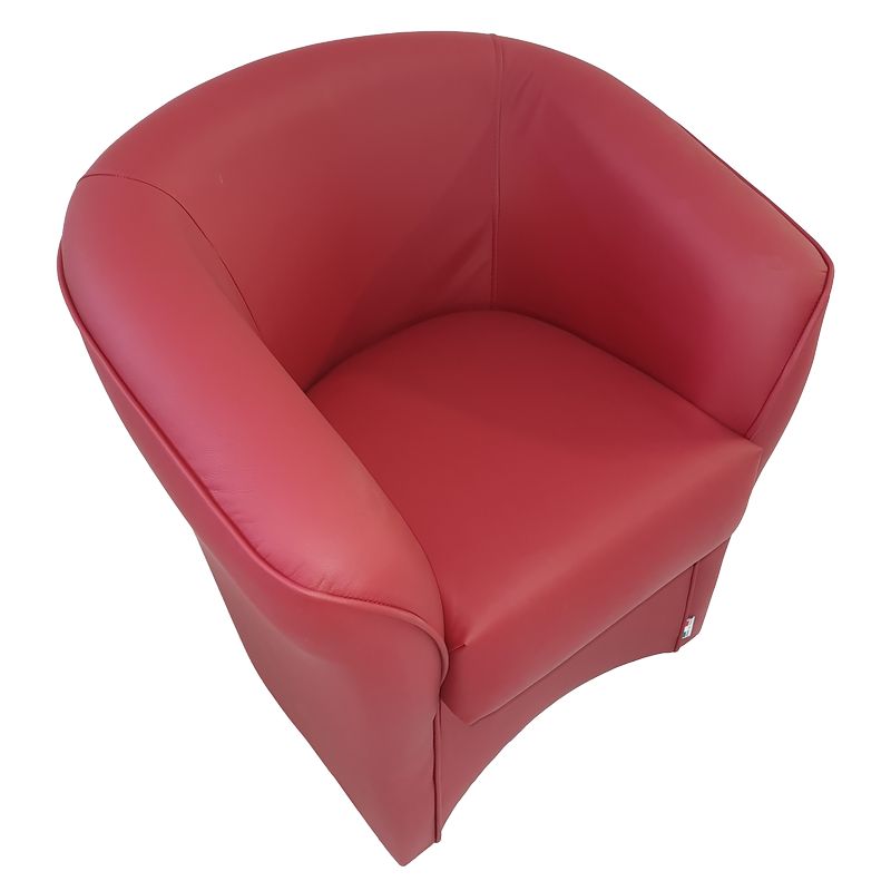 Poltrona Italia Ecopelle Bordeaux