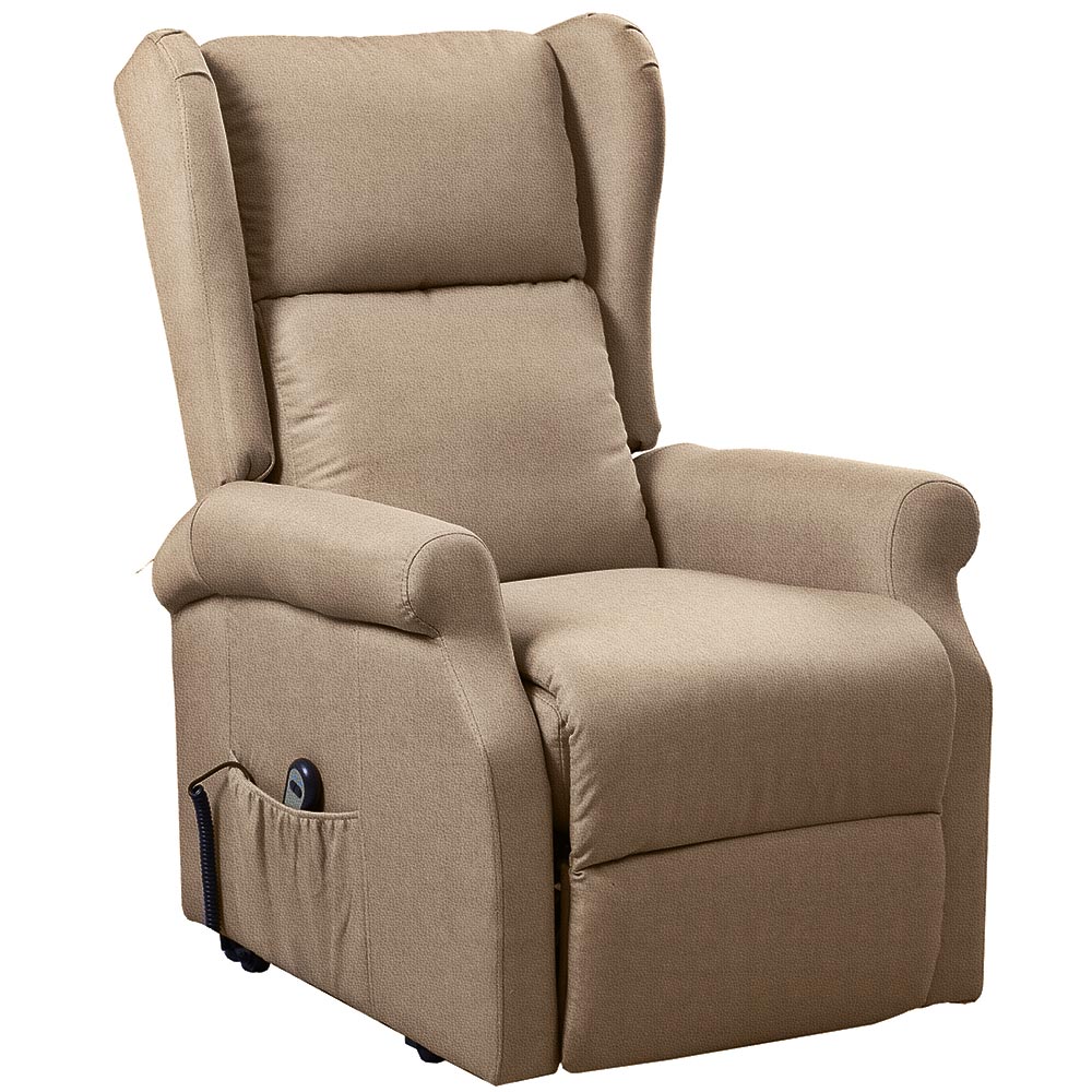 Poltrona Alzapersone Elettrica Reclinabile Tortora - La Dea Sedia