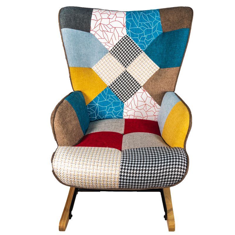 Poltrona Dondolo Patchwork - La Dea Sedia 7