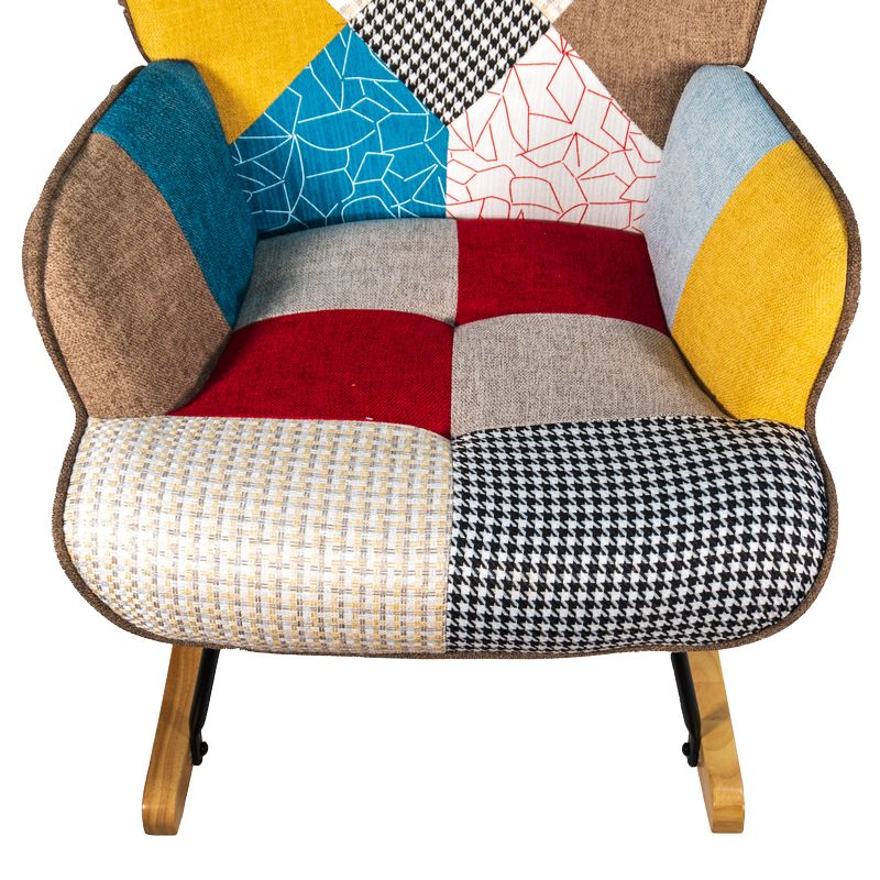 Poltrona Dondolo Patchwork - La Dea Sedia