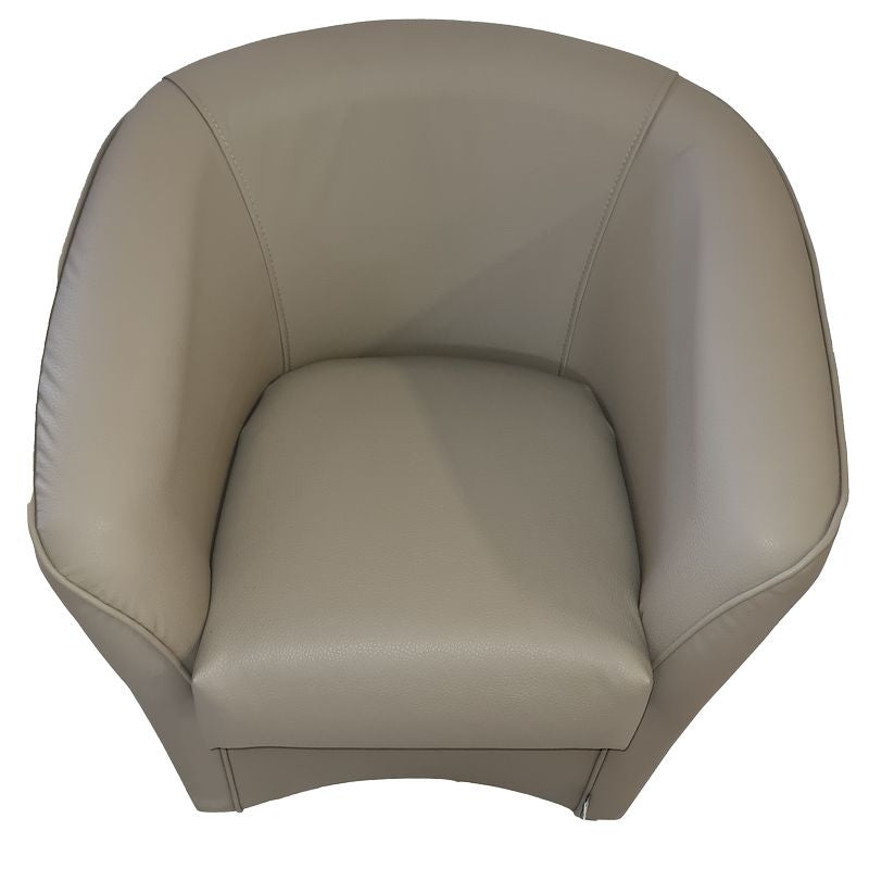 Poltrona Italia Ecopelle Tortora 3