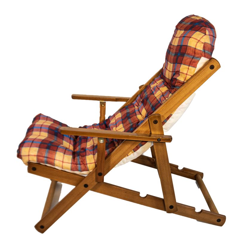 Poltrona Reclinabile Diana in Legno - 3 Posizioni Relax Design Italiano 5