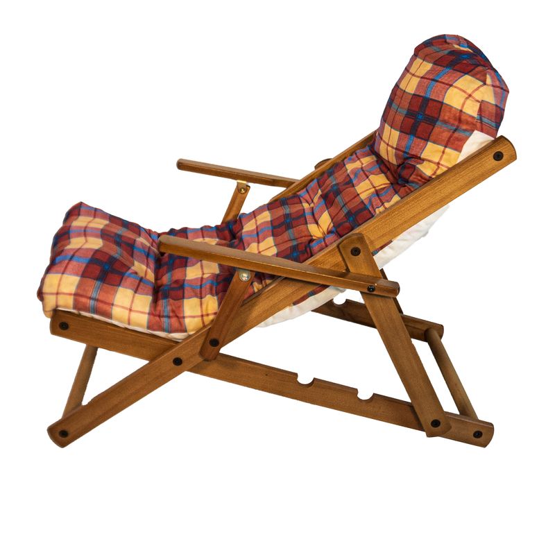 Poltrona Reclinabile Diana in Legno - 3 Posizioni Relax Design Italiano 3