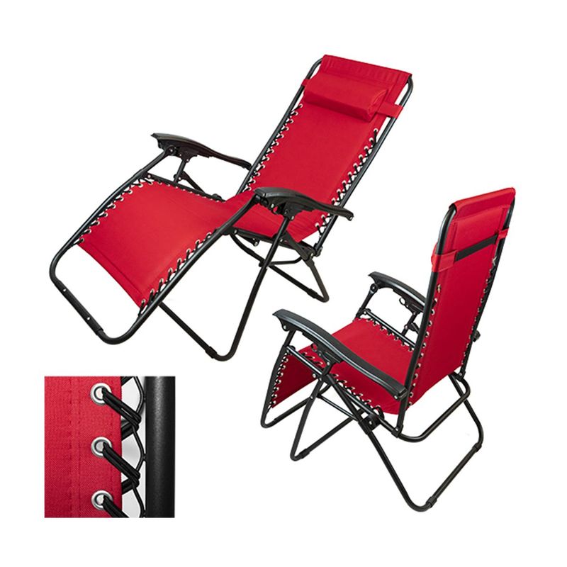 Sdraio Reclinabile Gravity Rossa 3