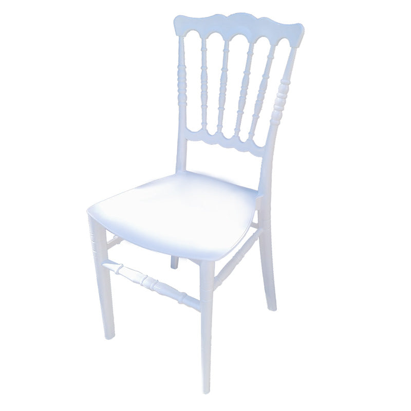 Stock Sedia Napoleon Parigina Bianca 40 pezzi - Arredo Eventi-Cerimonie-Horeca