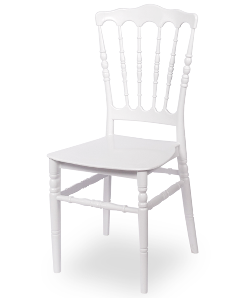 Sedia Napoleon Parigina Bianca - Arredo Eventi-Cerimonie-Horeca